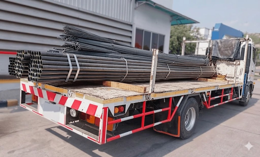 Steel pipe transportation services