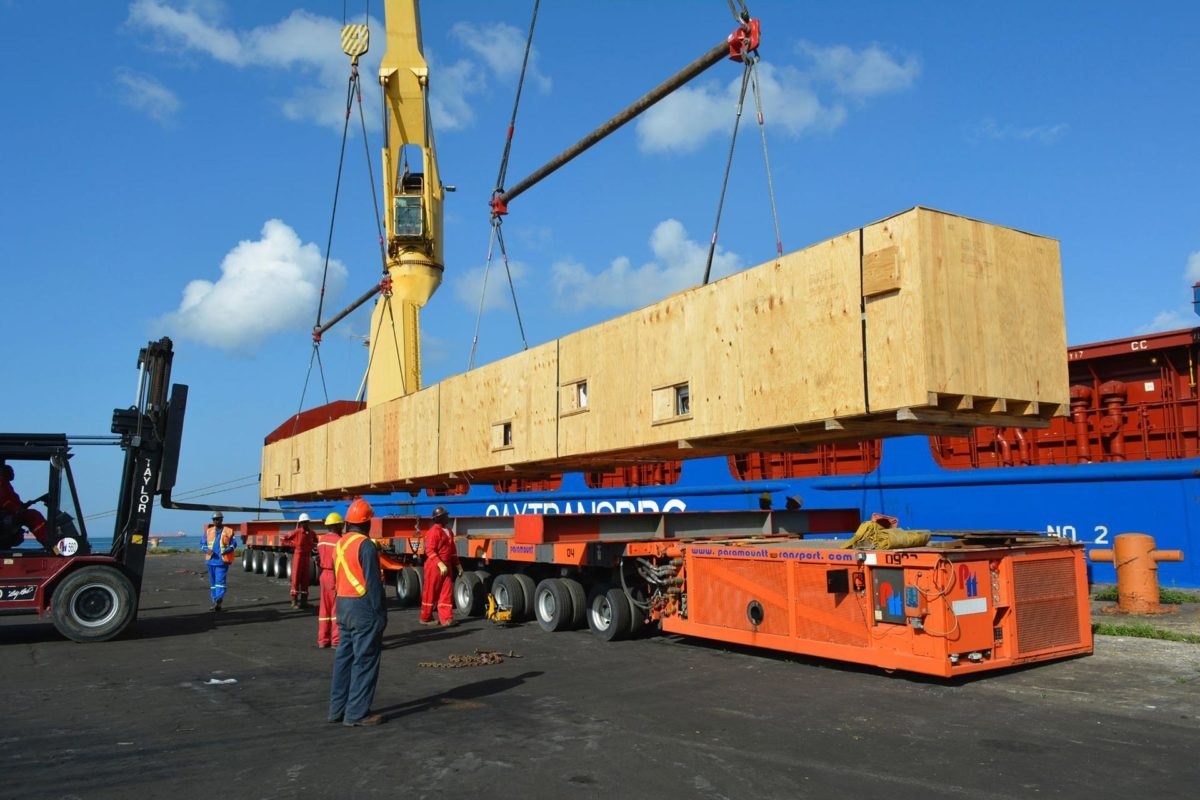 Oversized project cargo logistics